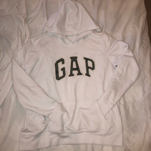⚡️GAP Logo Hoodie Sweatshirt Camo + White Y2K 90’s Vintage Retro Casual Top | M - Picture 4 of 6